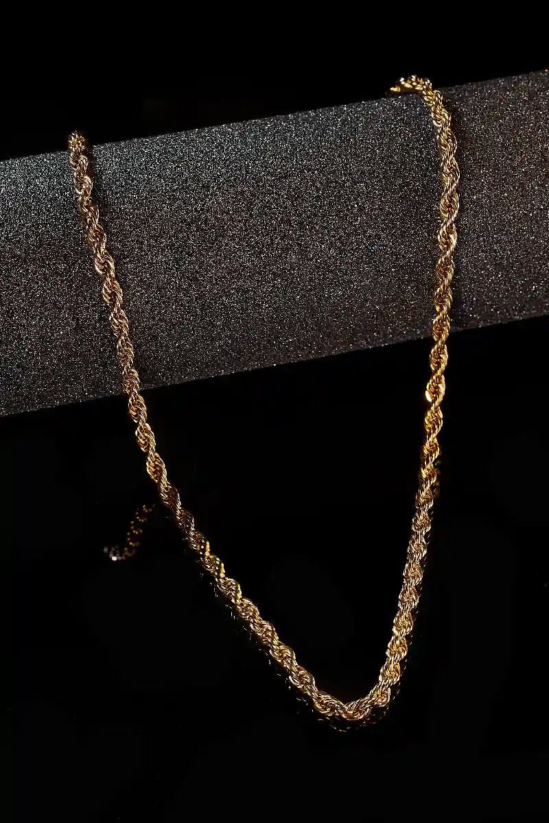 The Rope Chain - Gold - DripX Jewelry